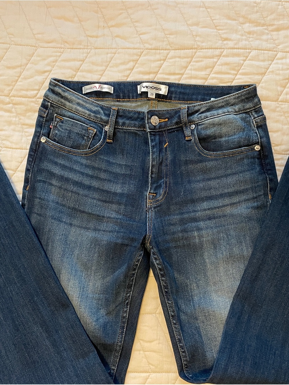 Vigoss Women's Dark Blue Bootcut Jeans